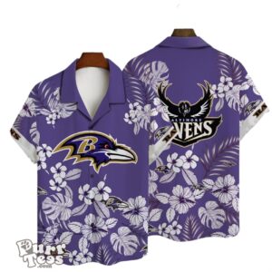 Baltimore Ravens - National Football League 3D Hawaiian Shirt Product Photo 1