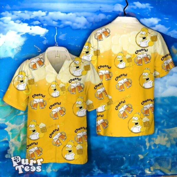 Beer Pattern Hawaiian Beers Lovers Aloha Shirt Product Photo 1