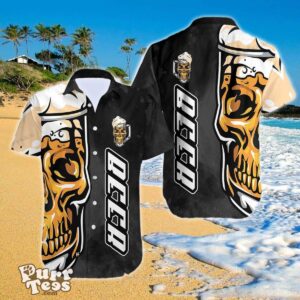 Beer Skull Aloha Hawaiian Shirt For Men For Women Product Photo 1