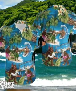 Bigfoot Christmas Aloha Hawaiian Shirt Style Gift For Men And Women Product Photo 1