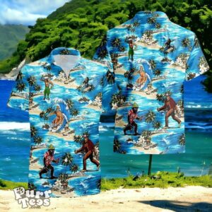 Bigfoot Surfing Aloha Hawaiian Shirt Style Gift For Men And Women Product Photo 1