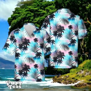 Black Coconut Tree Trending Hawaiian Shirt Style Gift For Men And Women Product Photo 1