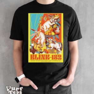 Blink 182 Brisbane Entertainment Centre Brisbane Australia Feb 20 2024 T shirt - Black Unisex T-Shirt