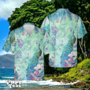 Blue Peacock Summer Vacation Trending Hawaiian Shirt Style Gift For Men And Women Product Photo 1