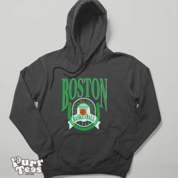 Boston Basketball Establish 1946 Laurel Wreath T shirt - Hoodie