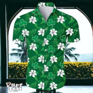 Boston Celtics Hawaiian Shirt Special Gift Small Flowers Product Photo 1