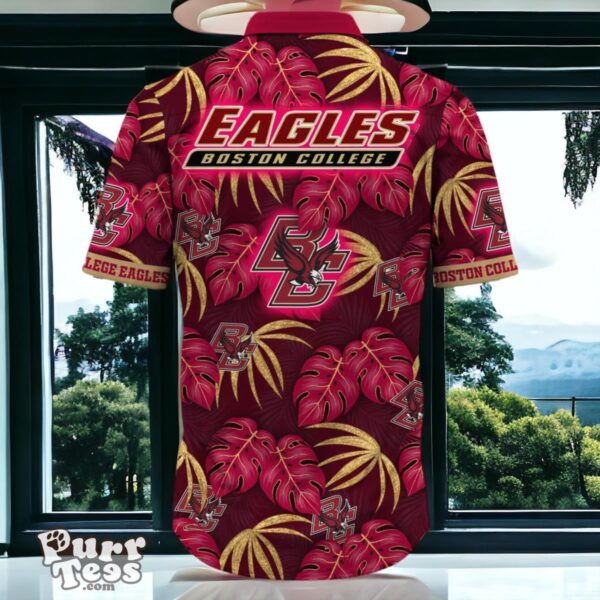 Boston College Eagles Hawaiian Shirt Special Gift Leafs Printed Product Photo 3