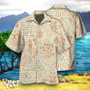 Botany Writing Hawaiian Shirt Impressive Gift Product Photo 1