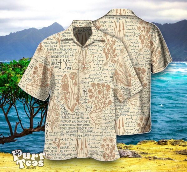 Botany Writing Hawaiian Shirt Impressive Gift Product Photo 1