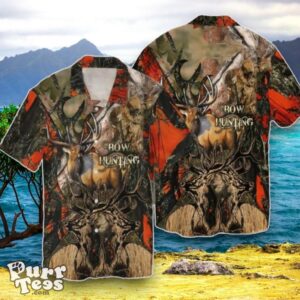 Bow Hunting Deer Hawaiian Shirt Impressive Gift Product Photo 1