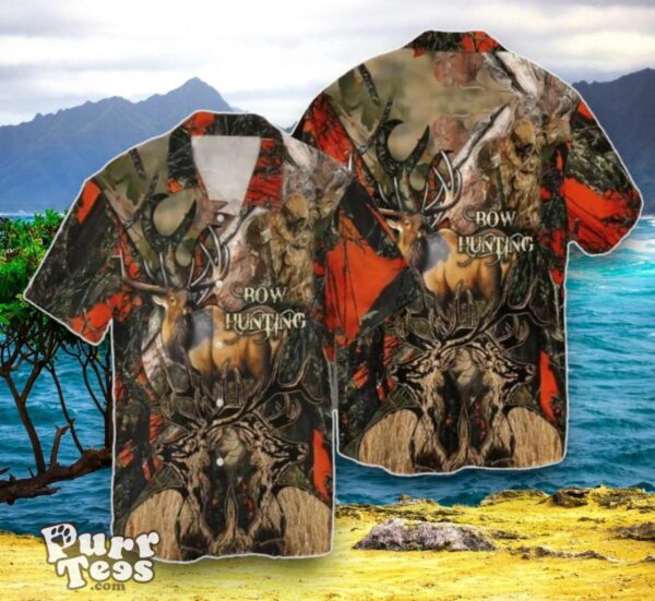 Bow Hunting Deer Hawaiian Shirt Impressive Gift Product Photo 1