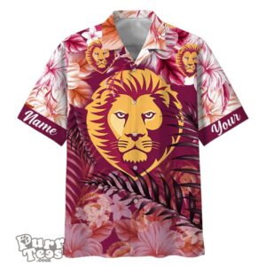 Brisbane Lions AFL Sport Custom Name Hawaiian Shirt Product Photo 1