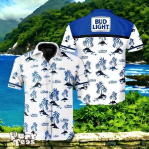 Bud Light Beer Floral Hawaiian Shirt Style Gift For Men And Women Product Photo 1