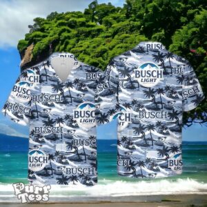 Busch Light Sea Island Pattern Hawaiian Shirt Style Gift For Men And Women Product Photo 1