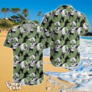 Cactus Skull Hawaiian Shirt Impressive Gift For Men And Women Product Photo 1