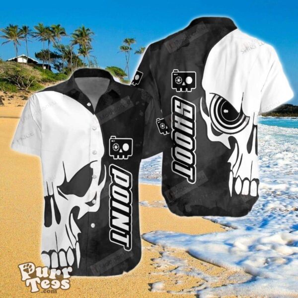 Camera And Skull Hawaiian Shirt Impressive Gift For Men And Women Product Photo 1