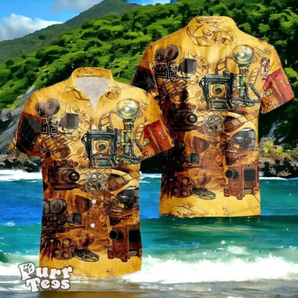 Cameras Vintage Cool Photographer Hawaiian Shirt Style Gift For Men And Women Product Photo 1