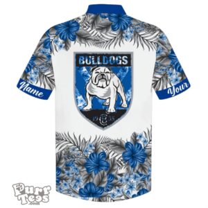 Canterbury Bulldogs NRL Sport Custom Name Hawaiian Shirt For Men Women Product Photo 2