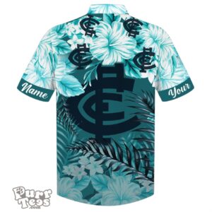 Carlton Blues AFL Sport Custom Name Hawaiian Shirt Product Photo 2