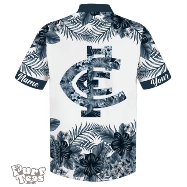 Carlton Blues AFL Sport Custom Name Hawaiian Shirt For Men Women Product Photo 2