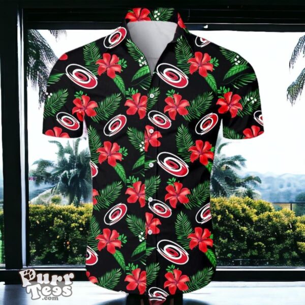 Carolina Hurricanes Hawaiian Shirt Special Gift Floral Button Up Product Photo 1