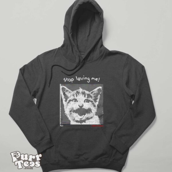 Cat stop loving me shirt - Hoodie