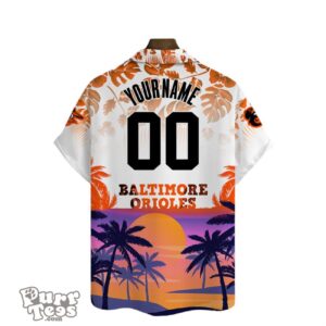 Celebrate Your Team in Style with the Baltimore Orioles 3D Print Hawaiian Shirt Personalized Product Photo 3