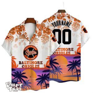 Celebrate Your Team in Style with the Baltimore Orioles 3D Print Hawaiian Shirt Personalized Product Photo 1