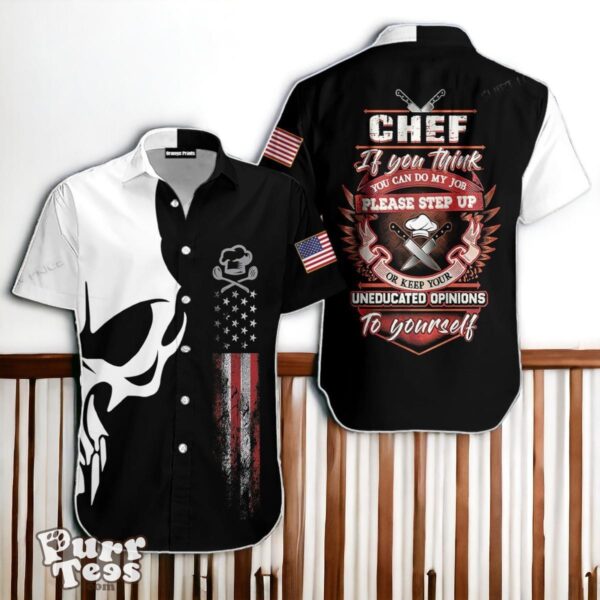 Chef Proud Skull Hawaiian Shirt Special Gift For Men Women Product Photo 1