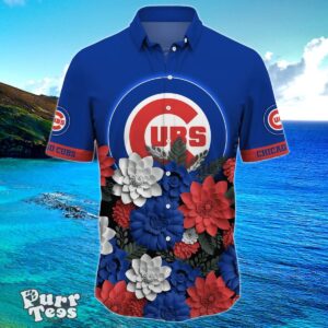 Chicago Cubs MLB Flower Hawaiian Shirt Trending Summer Style Gift For Men And Women Product Photo 2