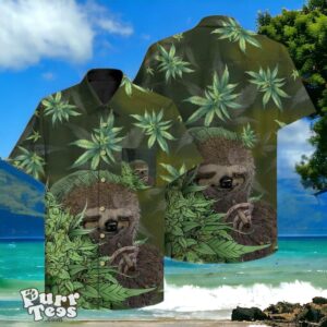 Chilling Sloth Hawaiian Shirt Style Gift For Men And Women Product Photo 1