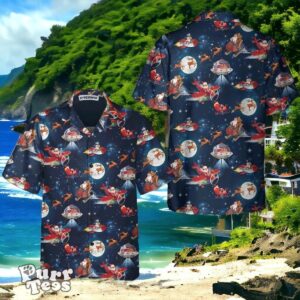 Christmas In Space Christmas Hawaiian Shirt Style Gift For Men And Women Product Photo 1