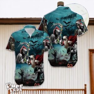 Christmas Santa Claus Skull 3D All Over Printed Hawaiian Shirt Special Gift For Men Women Product Photo 1