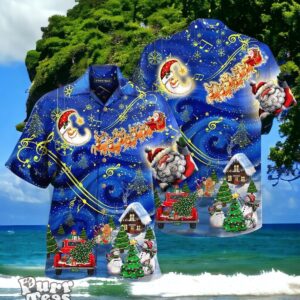 Christmas Sky Hawaiian Shirt Style Gift For Men And Women Product Photo 1