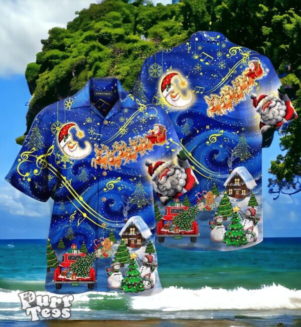 Christmas Sky Hawaiian Shirt Style Gift For Men And Women Product Photo 1