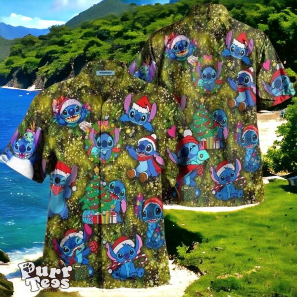 Christmas Tree Stitch Hawaiian Shirt Style Gift For Men And Women Product Photo 1