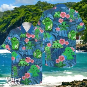 Chthulu Print Hawaiian Shirt Style Gift For Men And Women Product Photo 1