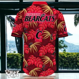 Cincinnati Bearcats Hawaiian Shirt Special Gift Leafs Printed Product Photo 3