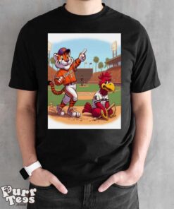 Clemson Tiger Wins The Opener Over South Carolina Gamecocks In 12 Innings As Andrew Ciufo Walks It Off 5 4 Mascot T shirt - Black Unisex T-Shirt