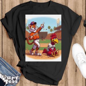 Clemson Tiger Wins The Opener Over South Carolina Gamecocks In 12 Innings As Andrew Ciufo Walks It Off 5 4 Mascot T shirt - Black T-Shirt