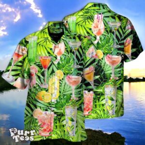 Cocktail Classy Tropical Summer Hawaiian Shirt Unique Gift Product Photo 1