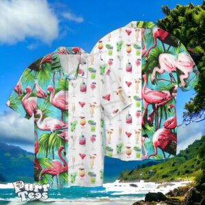 Cocktail Flamingo Hawaiian Shirt Style Gift For Men And Women Product Photo 1