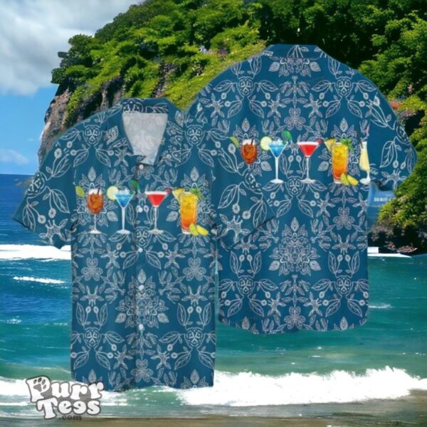 Cocktail Summer Hawaiian Shirt Style Gift For Men And Women Product Photo 1