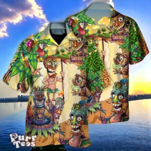 Cocktail Tiki Bar Summer Beach Hawaiian Shirt Unique Gift Product Photo 1