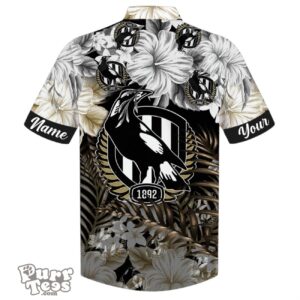 Collingwood Magpies AFL Sport Custom Name Hawaiian Shirt Product Photo 2