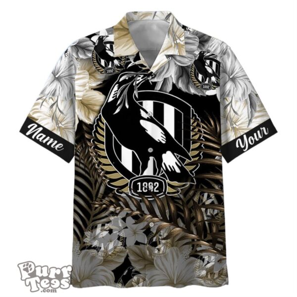 Collingwood Magpies AFL Sport Custom Name Hawaiian Shirt Product Photo 1