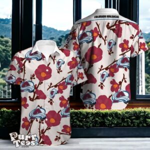 Colorado Avalanche Hawaiian Shirt Special Gift Big Floral Button Up Product Photo 1