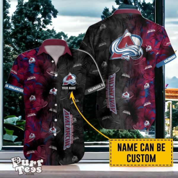 Colorado Avalanche Hawaiian Shirt Special Gift Custom Name Product Photo 1