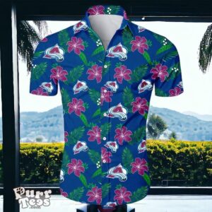 Colorado Avalanche Hawaiian Shirt Special Gift Floral Button Up Product Photo 1