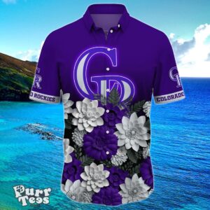 Colorado Rockies MLB Flower Hawaiian Shirt Trending Summer Style Gift For Men And Women Product Photo 2